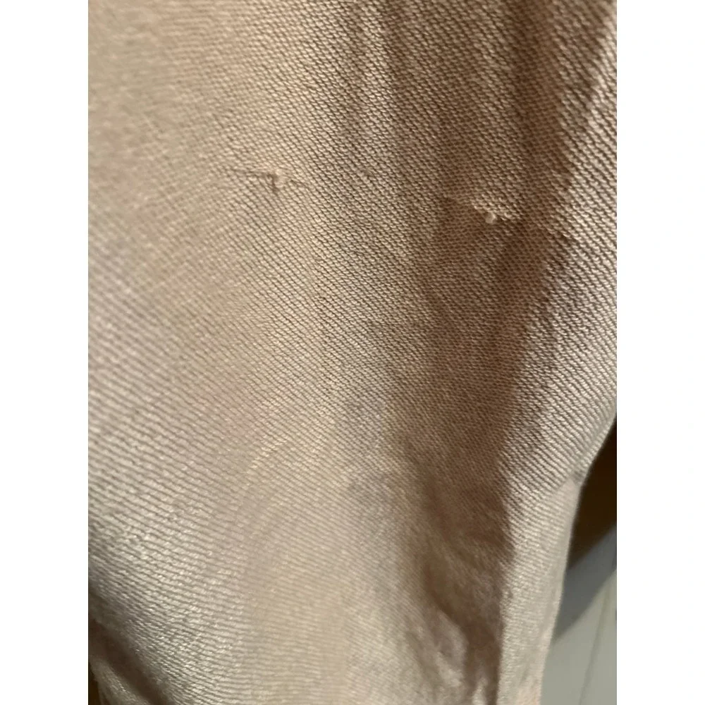 Beige Cargo Pants with Buttoned Pockets